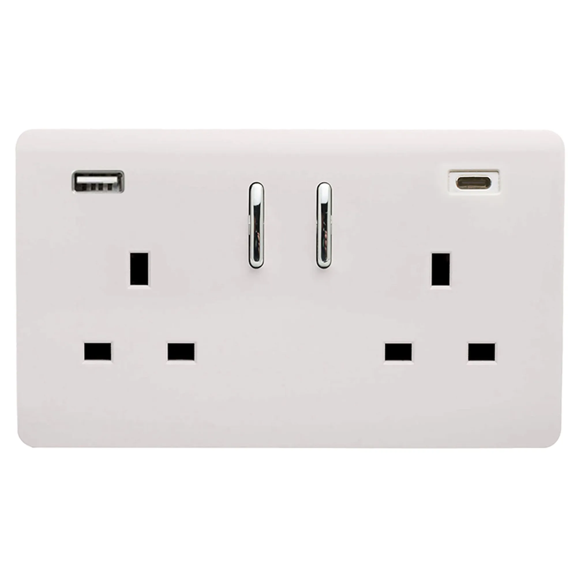 Ice White Wiring Accessories Trendi Decorative Screwless